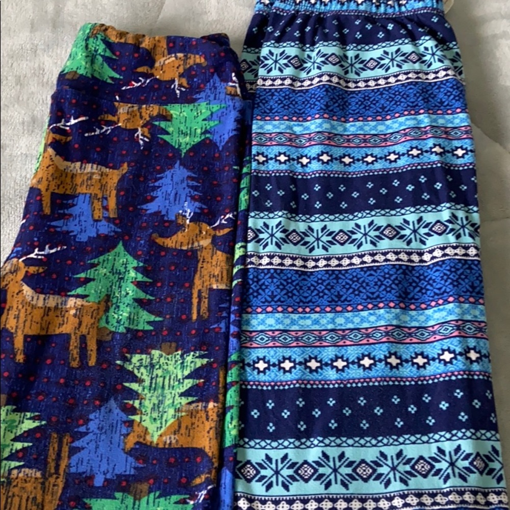 Girls Holiday Leggings